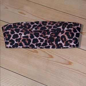 SHEIN BIKINI: Leopard swim top